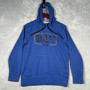 Oakley Hoodie Mens Small Blue Pullover‎ Sweater
